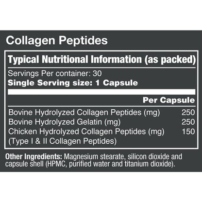 VitaTech Collagen Powder nutritional information