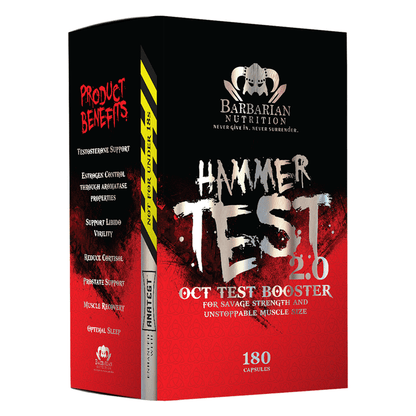 Barbarian Nutrition HammerTest 2.0 product packaging