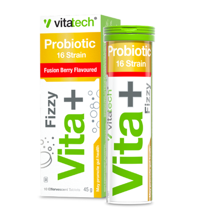 VitaTech Probiotic Effervescent product packaging